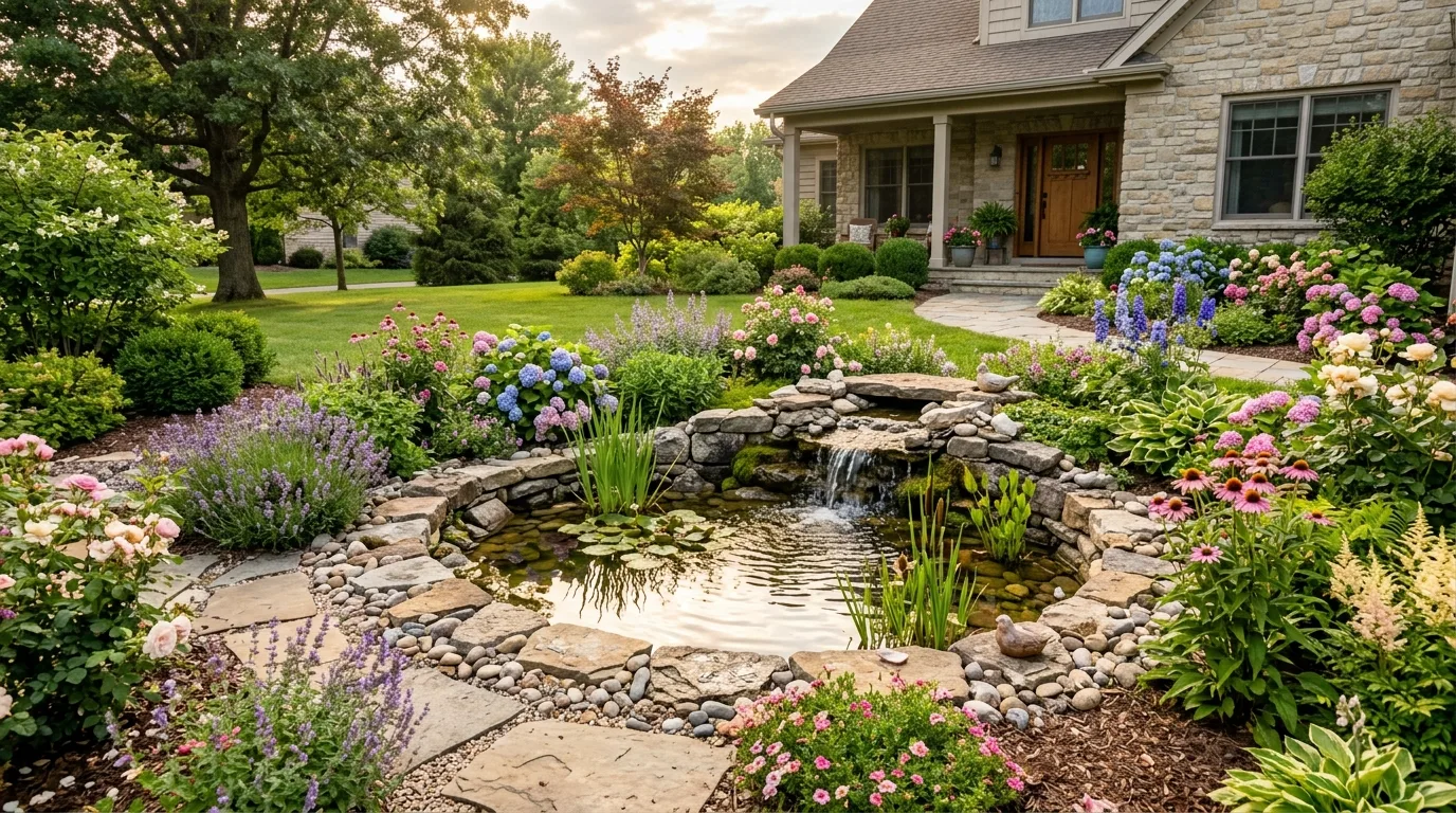Lighting That Supports the Front Garden